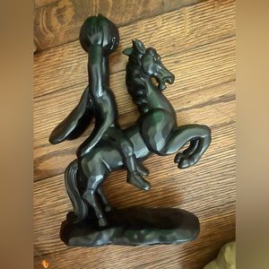 Headless hoarse men figure 6” tall